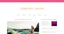 Desktop Screenshot of christinasander.com