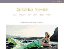 Tablet Screenshot of christinasander.com